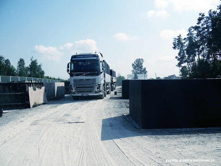 Transport szamb betonowych  w Bytom Odrzański